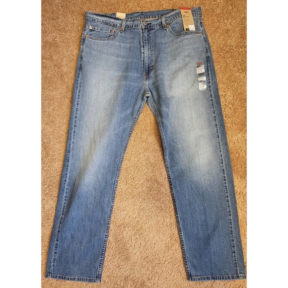 Levi's 505 Regular Straight Leg Jeans- Men's Size 40x32 - Picture 1 of 3
